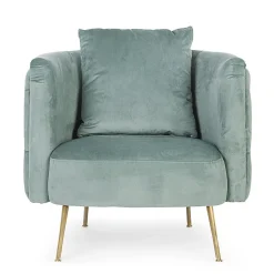 Viadurini Living Klassische Sessel-Klassischer Sessel aus gepolstertem Holz mit Samteffekt Homemotion - Nichy