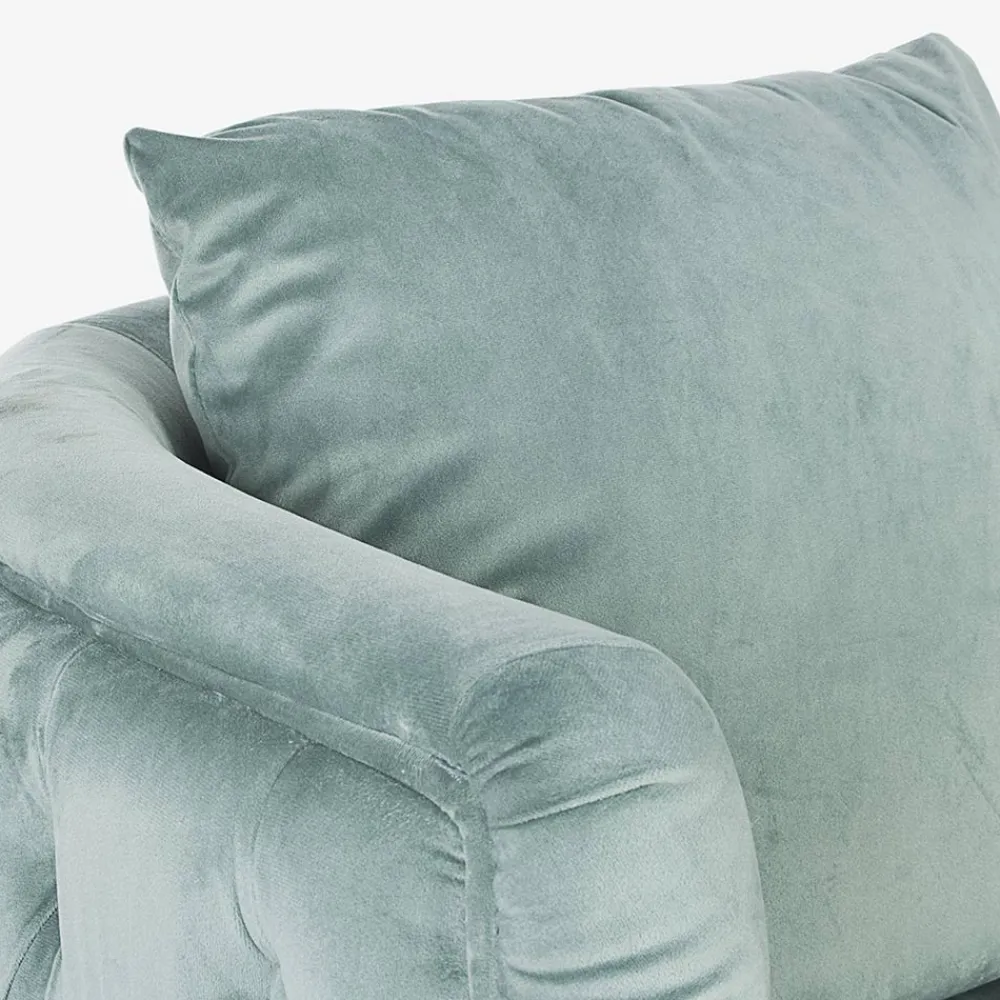 Viadurini Living Klassische Sessel-Klassischer Sessel aus gepolstertem Holz mit Samteffekt Homemotion - Nichy