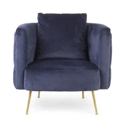 Viadurini Living Klassische Sessel-Klassischer Sessel aus gepolstertem Holz mit Samteffekt Homemotion - Nichy