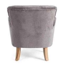 Viadurini Living Klassische Sessel-Klassischer Sessel aus Holz und gepolstertem Sitz aus gesteppter Baumwolle - Monny