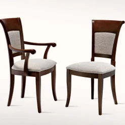 Viadurini Living Klassische Stühle-Klassischer Stuhl aus Buchenholz und elegantem italienischem Designstoff - Murray