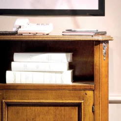 Viadurini Classic Anrichte-Klassischer Telefonhalter aus Holz mit Tür Made in Italy - Richard