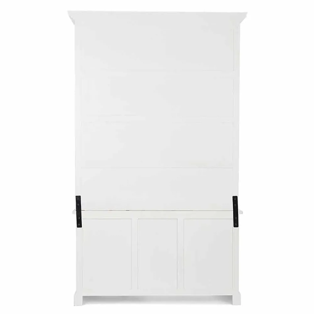 Viadurini Living Moderne Design Bücherregale-Klassisches Design Holz Bücherregal mit Homemotion dekorative Leiter - Zeder