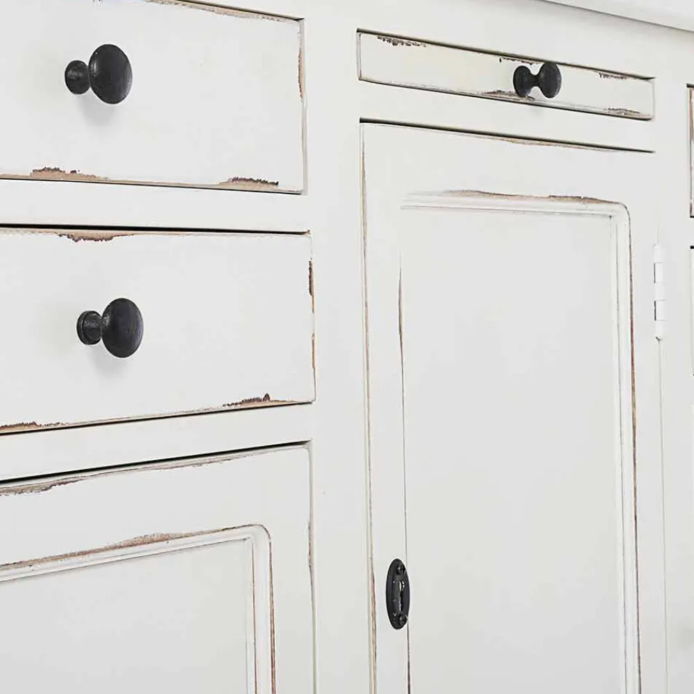 Viadurini Living Moderne Design Bücherregale-Klassisches Design Holz Bücherregal mit Homemotion dekorative Leiter - Zeder