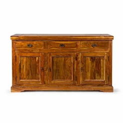 Viadurini Living Anrichte-Klassisches Design Sideboard in massivem Akazienholz Rustikales Finish - Malaya