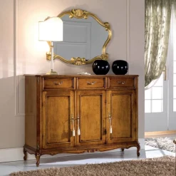 Viadurini Classic Anrichte-Klassisches Sideboard aus luxuriösem Bassano-Walnussholz, hergestellt in Italien - Richard