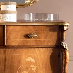 Viadurini Classic Anrichte-Klassisches Wohnzimmer-Sideboard aus Holz mit Intarsien Made in Italy - Ottaviano