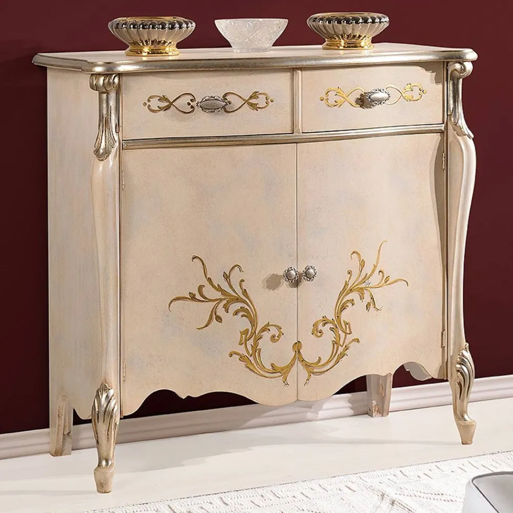 Viadurini Classic Anrichte-Klassisches Wohnzimmer-Sideboard aus Holz mit Intarsien Made in Italy - Ottaviano