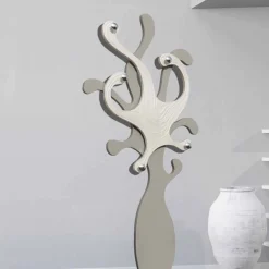 Viadurini Decor Wandgarderobe-Kleiderhaken für die Wand in modernem Design Perlmutt Effekt Corey