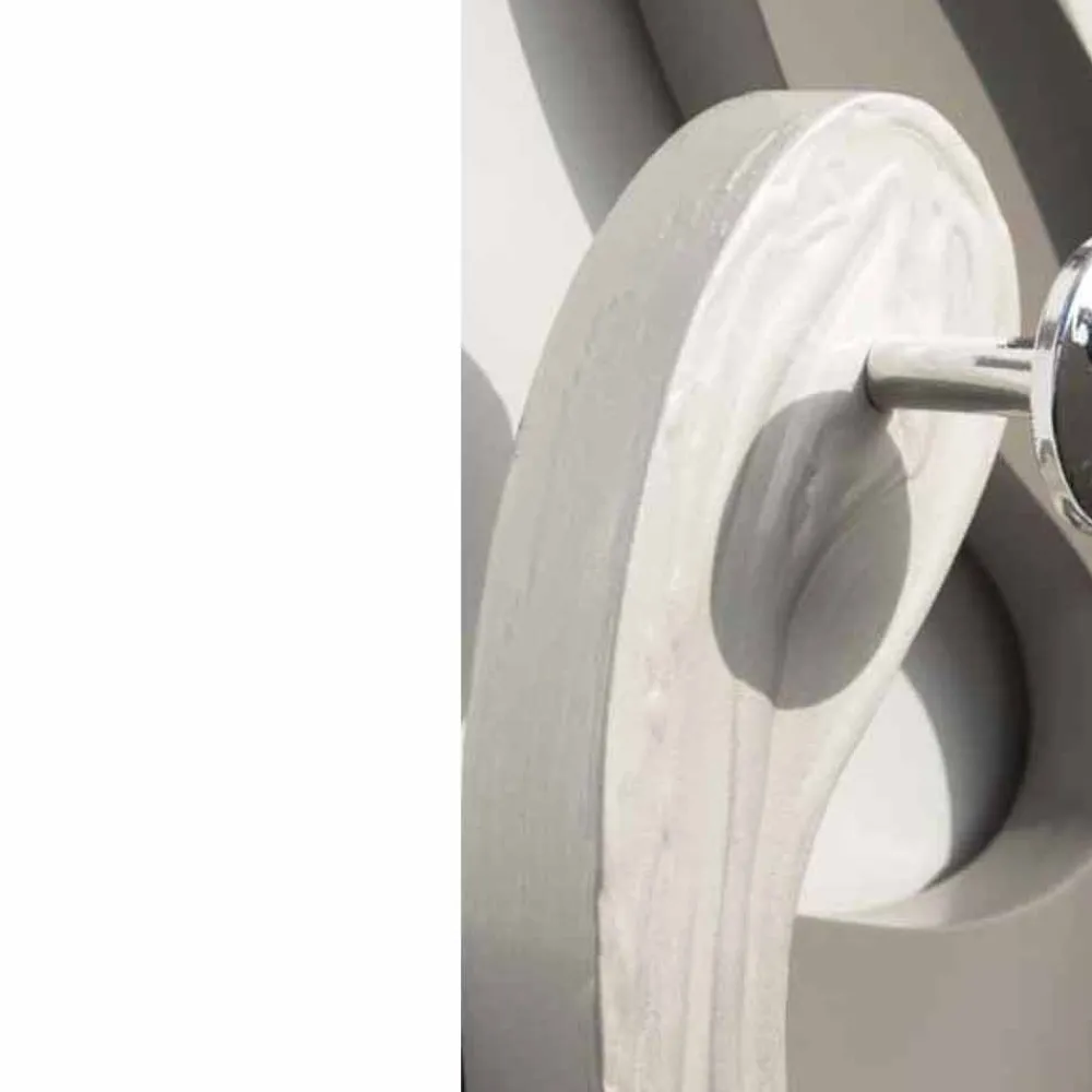 Viadurini Decor Wandgarderobe-Kleiderhaken für die Wand in modernem Design Perlmutt Effekt Corey