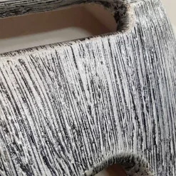 Viadurini Decor Wandgarderobe-Kleiderhaken für die Wand handdekoriert in Blattsilber Holt