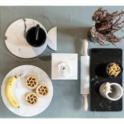 Viadurini Kitchen Küchenzubehör-Kleiner Mörser mit Stößel aus weißem Carrara-Marmor Made in Italy - Mirel