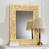 Viadurini Classic Wandspiegel-kleiner Standspiegel gold Pepa 75x100