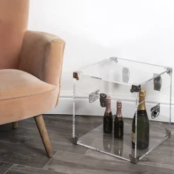 Viadurini Lighting Truhen Und Sitztruhe-Koffer aus transparentem oder geräuchertem Acrylglas und modernem Stahl - Dante