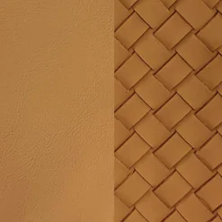 Viadurini Living Moderne Stühle-Öko-Ledersessel mit verzierter Rückenlehne und schwarzer Metallbasis, 2 Stück - Nima