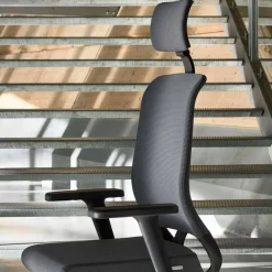 Viadurini Living Bürosessel-Ökologischer drehbarer ergonomischer Design-Bürosessel mit Kopfstütze - Meliva