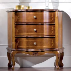 Viadurini Classic Kommoden-Kommode 3 oder 4 Schubladen aus luxuriösem Intarsienholz Made in Italy - Leonor