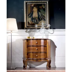 Viadurini Classic Kommoden-Kommode 3 oder 4 Schubladen aus luxuriösem Intarsienholz Made in Italy - Leonor