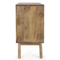 Viadurini Living Sideboards-Kommode aus Mangoholz mit 6 Schubladen im Vintage-Design - Desiderio