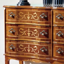 Viadurini Classic Kommoden-Kommode im klassischen Stil aus Holz mit 6 Schubladen Made in Italy - Elegant