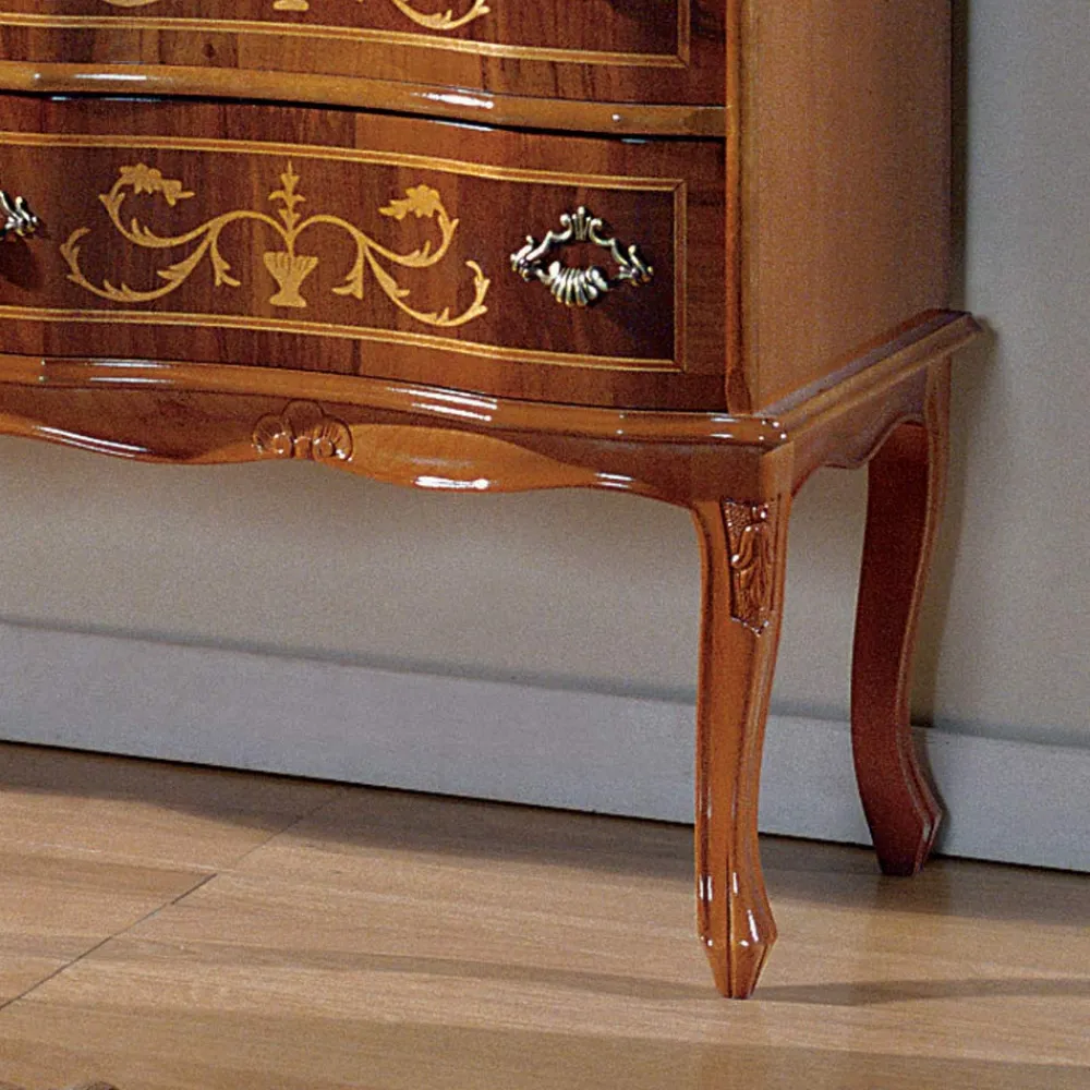 Viadurini Classic Kommoden-Kommode im klassischen Stil aus Holz mit 6 Schubladen Made in Italy - Elegant