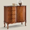 Viadurini Classic Anrichte-Kommode im klassischen Stil mit 1 Tür und 4 Schubladen Made in Italy - Elegant