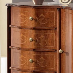 Viadurini Classic Anrichte-Kommode im klassischen Stil mit 1 Tür und 4 Schubladen Made in Italy - Elegant