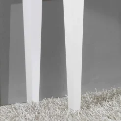 Viadurini Living Kommoden-Kommode im Scandinavian Style weiß mt 4 Schubladen in Blattgold