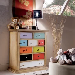 Viadurini Classic Kommoden-Kommode mit Schubladen in allen Farben und verschiedenen Griffen, hergestellt in Italien – Aditya