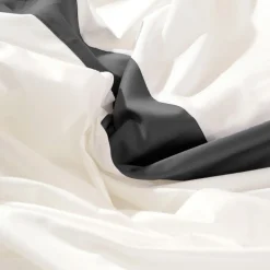 Viadurini Textile Bettbezüge-Kompletter Bettbezug für Einzelbett und eine Hälfte aus 100 % Baumwolle und 10 % Baumwollsatin – Detail