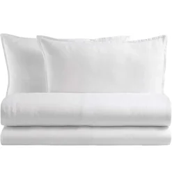 Viadurini Textile Bettlaken-Komplettes Doppelbett aus reiner, im Stück gefärbter und schattierter Baumwolle - Delicacy