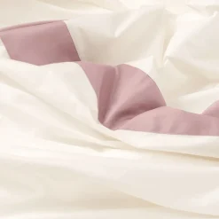 Viadurini Textile Bettlaken-Komplettes Queen-Size-Bettset aus 100 % Baumwolle und 10 % Baumwollsatin – Detail