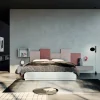 Viadurini Night Design Schlafzimmer Komplett-Komplettes Schlafzimmer mit 5 Elementen Made in Italy Hohe Qualität - Quarz