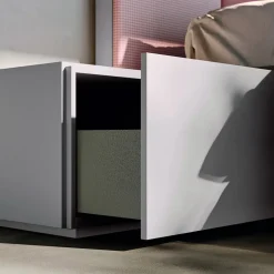 Viadurini Night Design Schlafzimmer Komplett-Komplettes Schlafzimmer mit 5 Elementen Made in Italy Hohe Qualität - Quarz