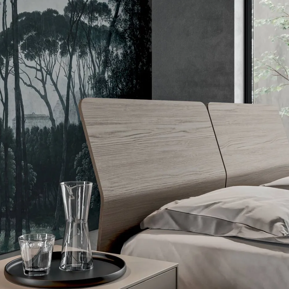 Viadurini Night Design Schlafzimmer Komplett-Komplettes Schlafzimmer mit 4 hochwertigen Made in Italy Elementen - Odema