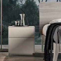 Viadurini Night Design Schlafzimmer Komplett-Komplettes Schlafzimmer mit 4 hochwertigen Made in Italy Elementen - Odema