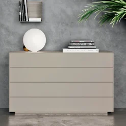 Viadurini Night Design Schlafzimmer Komplett-Komplettes Schlafzimmer mit 4 hochwertigen Made in Italy Elementen - Odema