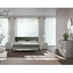 Viadurini Night Design Schlafzimmer Komplett-Komplettes Schlafzimmer mit 4 modernen Elementen Made in Italy Precious - Verminia