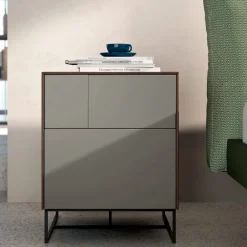 Viadurini Night Design Schlafzimmer Komplett-Komplettes Schlafzimmer mit 4 modernen Elementen Made in Italy - Shaila