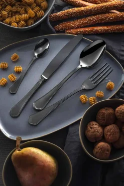 Viadurini Kitchen Besteck Set-Komplettes Set Luxus Design Edelstahl Besteck 24 Stück - Boss