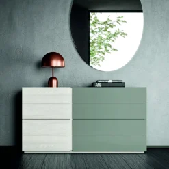 Viadurini Night Design Schlafzimmer Komplett-Komplettes Zimmer mit 4 modernen Designelementen Made in Italy - Mallorca