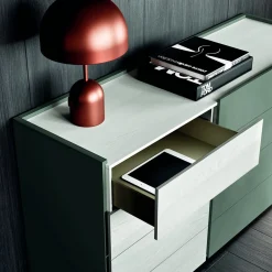 Viadurini Night Design Schlafzimmer Komplett-Komplettes Zimmer mit 4 modernen Designelementen Made in Italy - Mallorca