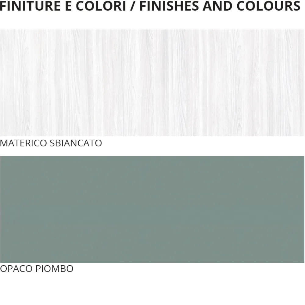 Viadurini Night Design Schlafzimmer Komplett-Komplettes Zimmer mit 4 modernen Designelementen Made in Italy - Mallorca