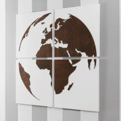 Viadurini Decor Abstrakte Bilder-Komposition aus 4 Tafeln, die die Welt „Made in Italy“ repräsentieren – Ciro