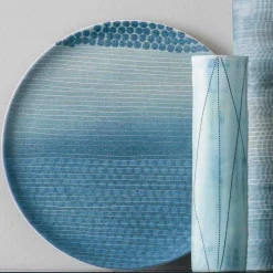 Viadurini Living Deko Vasen-Komposition aus 4 Vasen und Tafelaufsatz aus handbemaltem Porzellan - Liberio