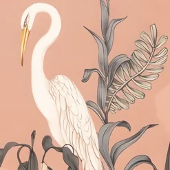 Viadurini Decor Blumen Bilder-Komposition aus Holzplatten mit tropischem Aufdruck, hergestellt in Italien – Haiti