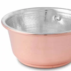 Viadurini Kitchen Kochgeschirr-Konische handverzinnte Kupferpfanne und Griff Made in Italy 19 cm - Mariassunta