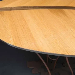 Viadurini Living Konsolentisch Flur-Konsole aus Furnierholz Eiche und Nuss Fenice