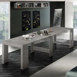 Viadurini Living Ausziehbarer Konsolentisch-Konsole ausziehbar bis 300 cm vom Eingang oder Wohnzimmer in Holz - Katharina