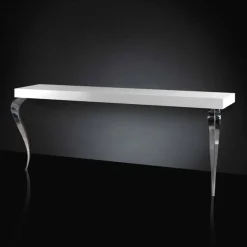 Viadurini Living Konsolentisch Flur-Konsole im klassischen Stil aus MDF und Stahl Luigi